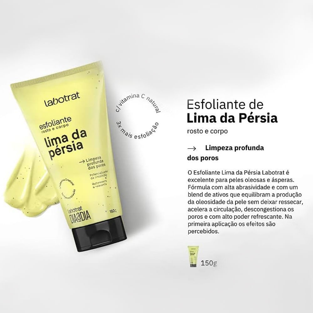 Encontraproduto.com.br - ESFOLIANTE LIMA DA PERSIA LABOTRAT DIA A DIA 150G