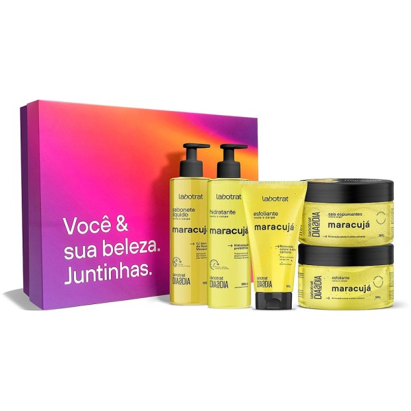 Encontraproduto.com.br - Kit Banho Maracujá Com 5 Itens Labotrat