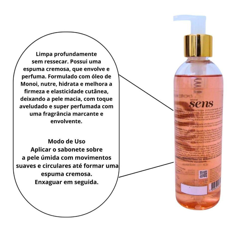 Encontraproduto.com.br - Sabonete Líquido Labotrat Sens Orquídea E Jasmim 230ml