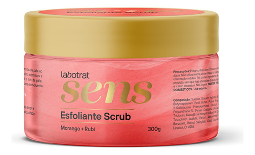 Esfoliante Scrub Sens 300g Macadamia e Bergamota - Labotrat