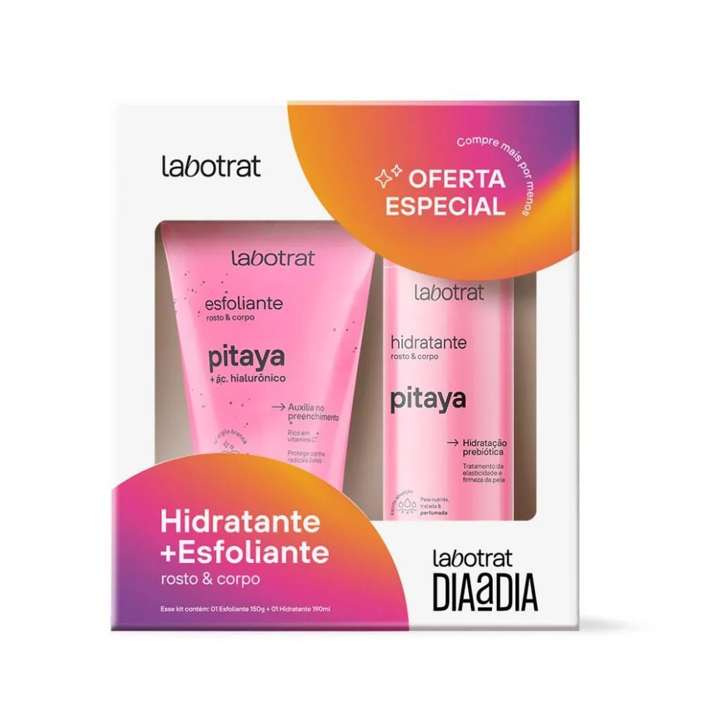 Encontraproduto.com.br - HIDRAT.LABOTRAT 190ML PITAYA KIT