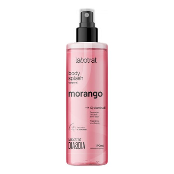 Body Splash Dia a Dia 190ml Morango - Labotrat