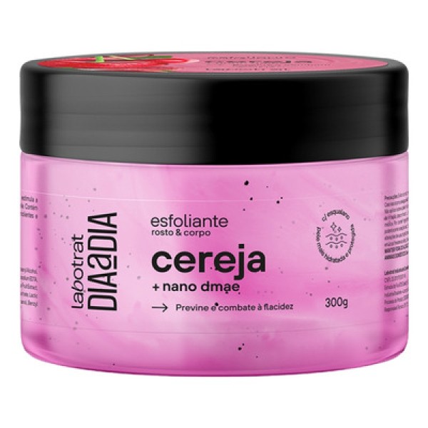 Esfoliante Corpo e Rosto 300g Dia a Dia Cereja - Labotrat