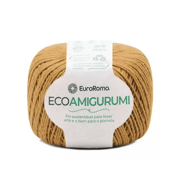 FIO ECOAMIGURUMI EUROROMA 160G/254MTS 470 MOSTARDA