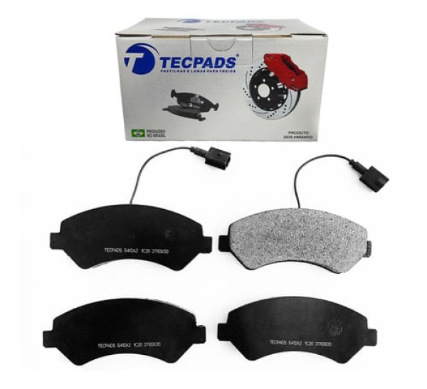 Encontraproduto.com.br - Jogo Pastilha Freio Dianteira Ducato 2.3 Todas 2018 Tecpads