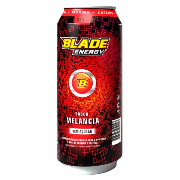 Encontraproduto.com.br - Energético Blade Energy Zero Açúcar Melancia Lata 473ml