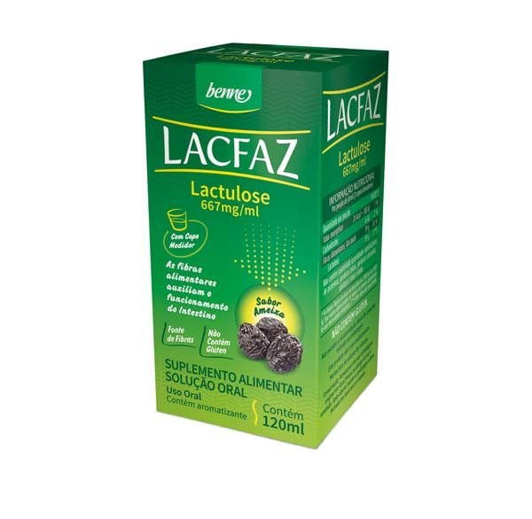 Encontraproduto.com.br - Regulacto Lactulose Xarope Sabor Ameixa 667mg 120ml