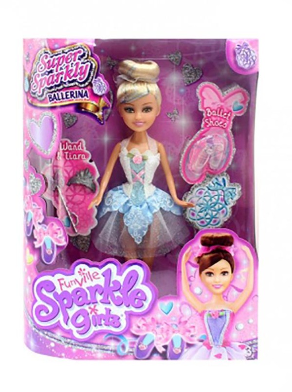 Encontraproduto.com.br - Sparkle Girlz - Boneca Bailarina com Acessórios - Angélica