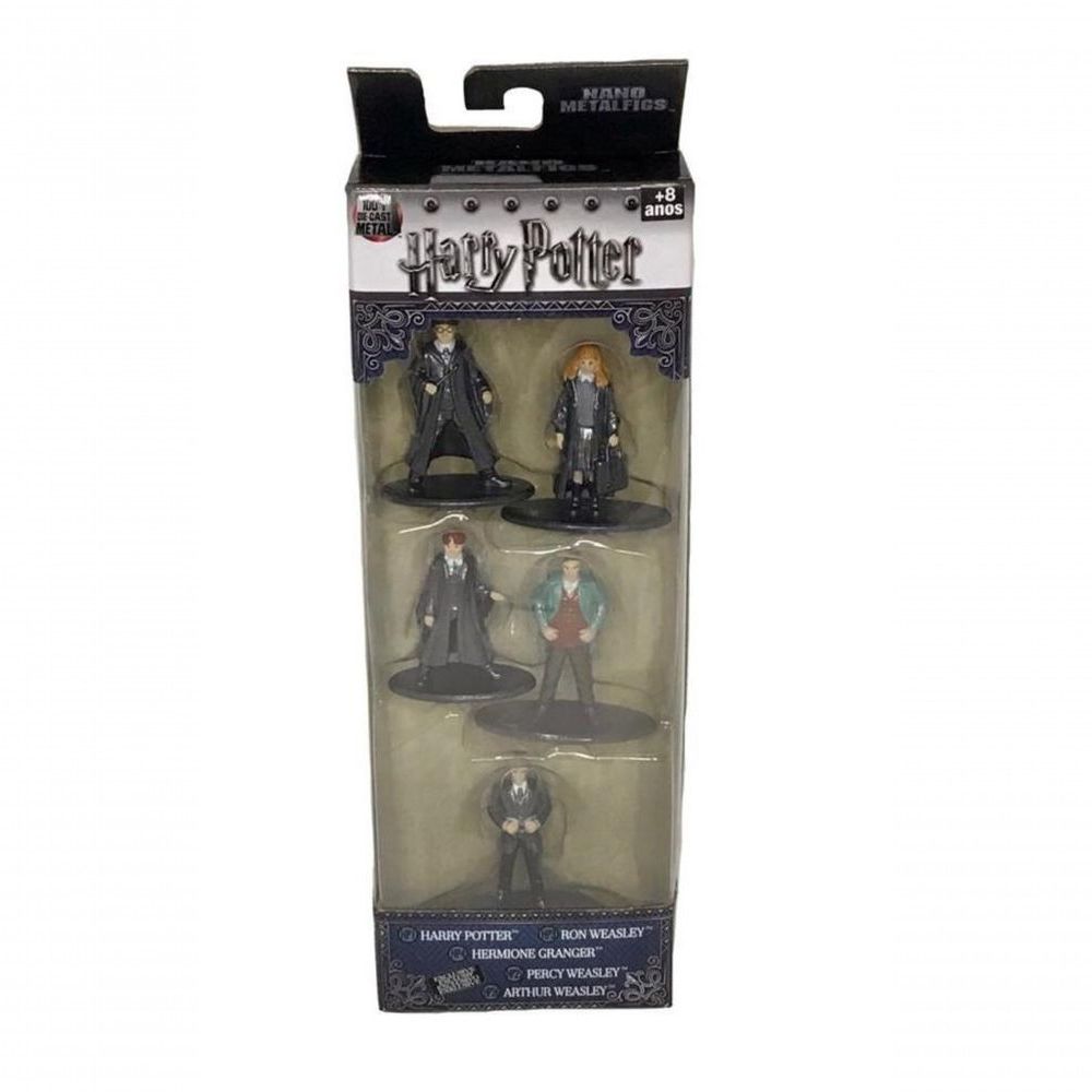 Bonecos Nano Metalfigs 5 Personagens Harry Potter