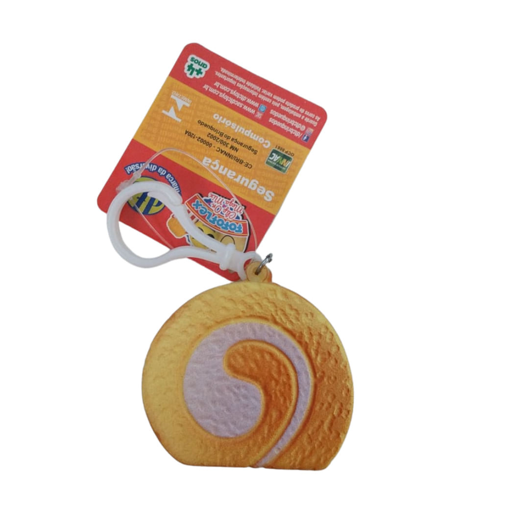 Encontraproduto.com.br - Chaveiros Fofoflex Fofinhos E Divertido Pão Puma Smile - DTC