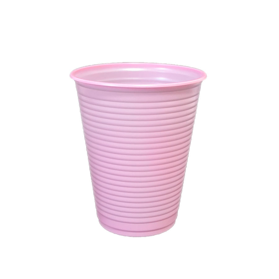 Copo Descartável 200ml Rosa 50 Unidades BELLO FESTAS