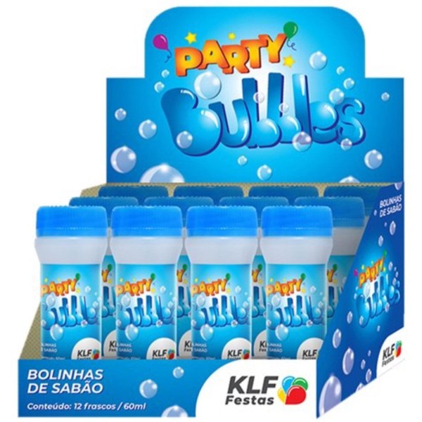 Bolhas de Sabão Party Bubbles c/12 - KLF Festas