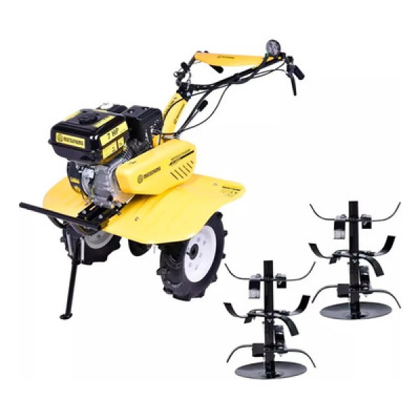 Encontraproduto.com.br - Motocultivador a Combustão Gasolina Matsuyama 201889 Motor 4 tempos 7HP