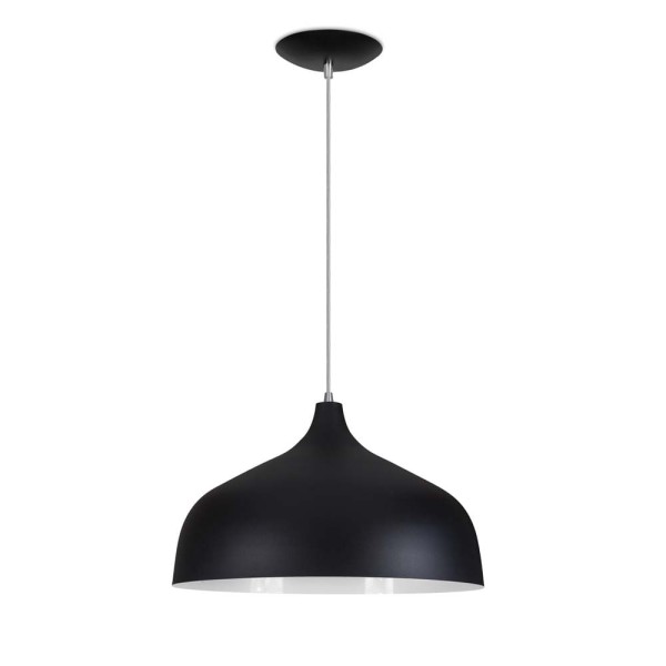 Encontraproduto.com.br - Pendente Kin Luxor 1XE27 46Cm Preto PD460/PT