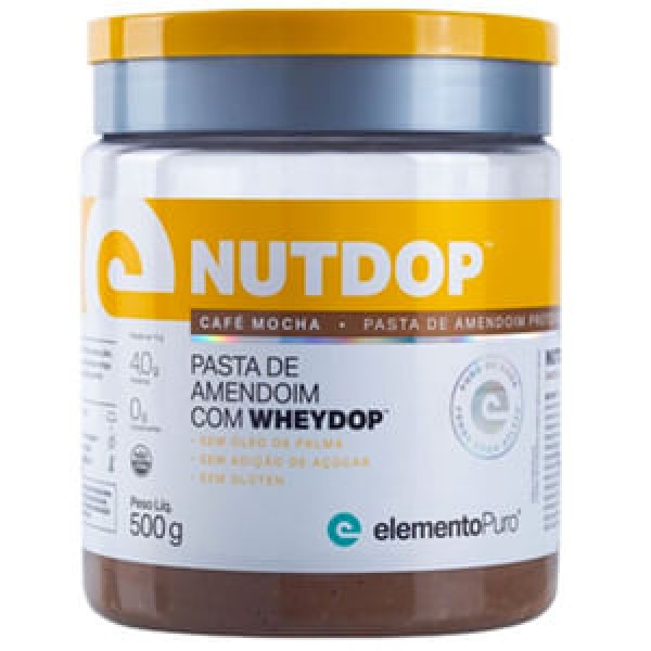 Encontraproduto.com.br - Pasta De Amendoim Café Mocha Nutdop  500 G