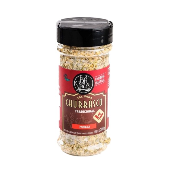 Encontraproduto.com.br - Sal Parrilla Br Spices Para Churrasco Completo 300G