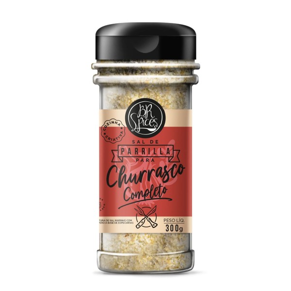 Encontraproduto.com.br - Sal Parrilla Br Spices Para Churrasco Completo 300G