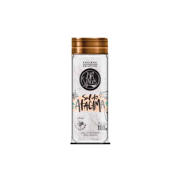 Encontraproduto.com.br - Sal do Atacama Fino Iodado com Tampa Dosadora BR Spices Salt Selection 100g