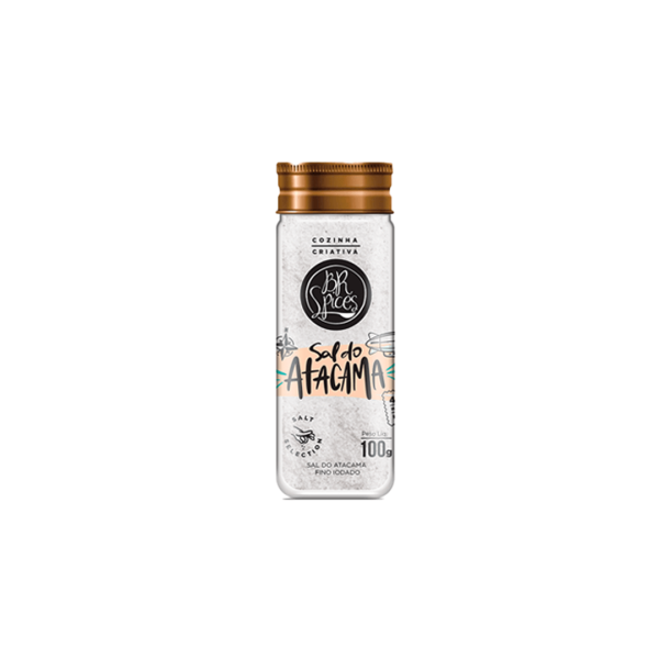 Encontraproduto.com.br - Sal do Atacama Fino Iodado com Tampa Dosadora BR Spices Salt Selection 100g