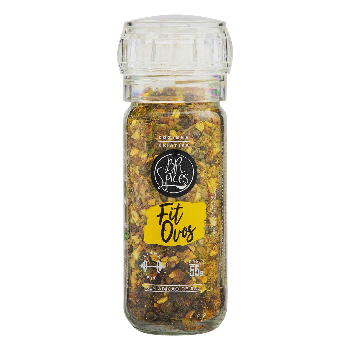Encontraproduto.com.br - Tempero Fit Ovos Br Spices Com Moedor 55g