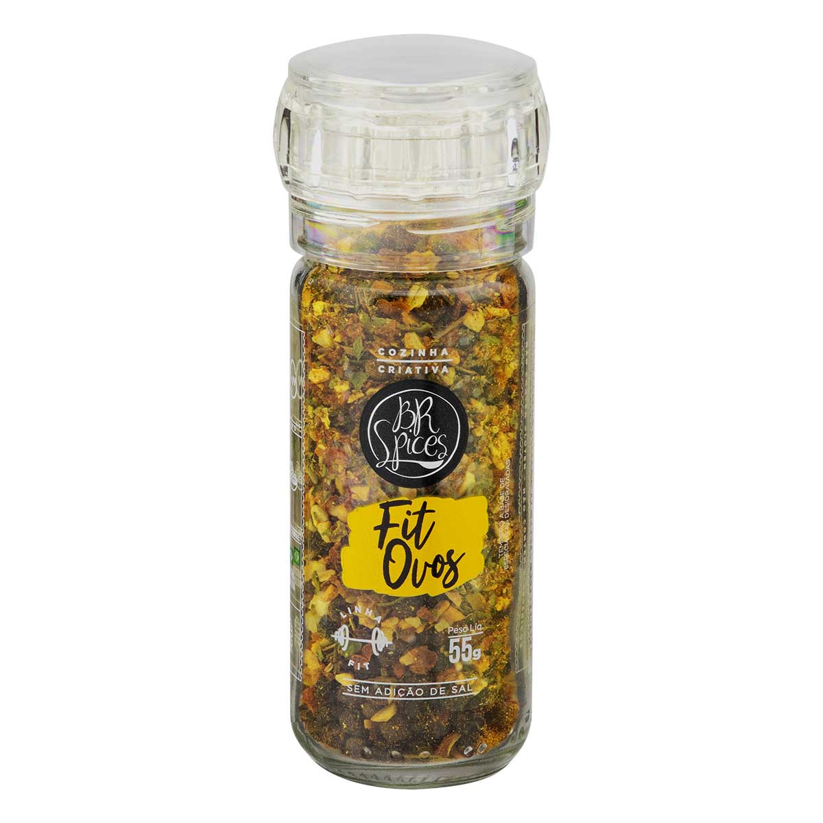 Encontraproduto.com.br - Tempero Fit Ovos Br Spices Com Moedor 55g