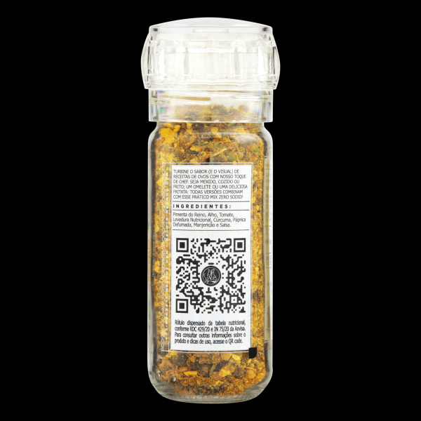 Encontraproduto.com.br - Tempero Fit Ovos Br Spices Com Moedor 55g