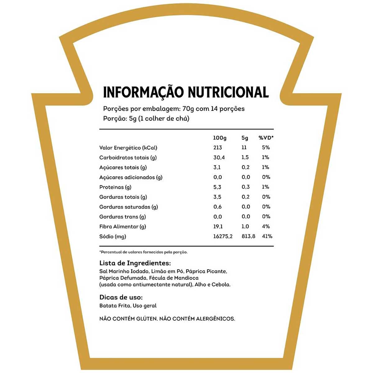Encontraproduto.com.br - Tempero Heinz Batata Frita Frasco com 70g