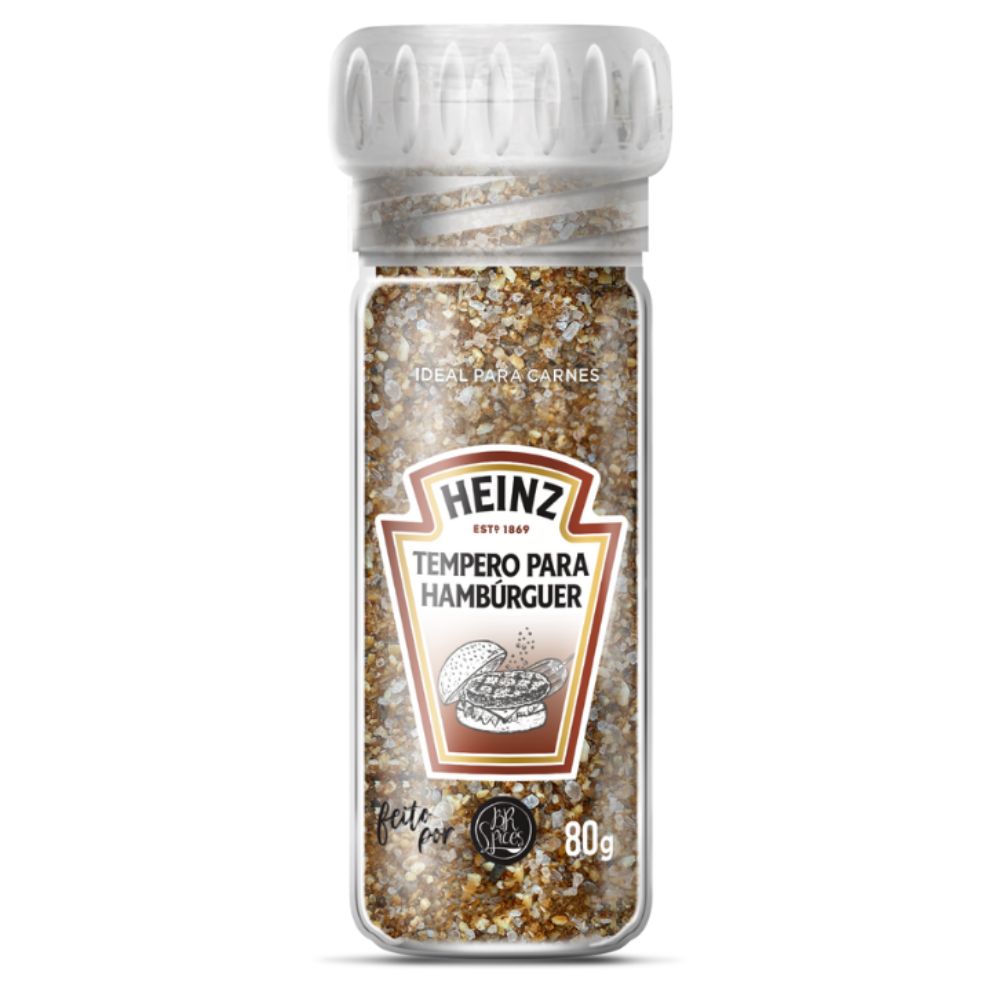 Encontraproduto.com.br - Tempero para hamburguer com moedor Heinz 80g
