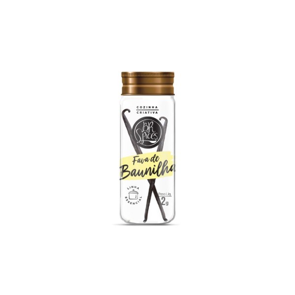 Encontraproduto.com.br - Fava de Baunilha BR Spices vidro 2g