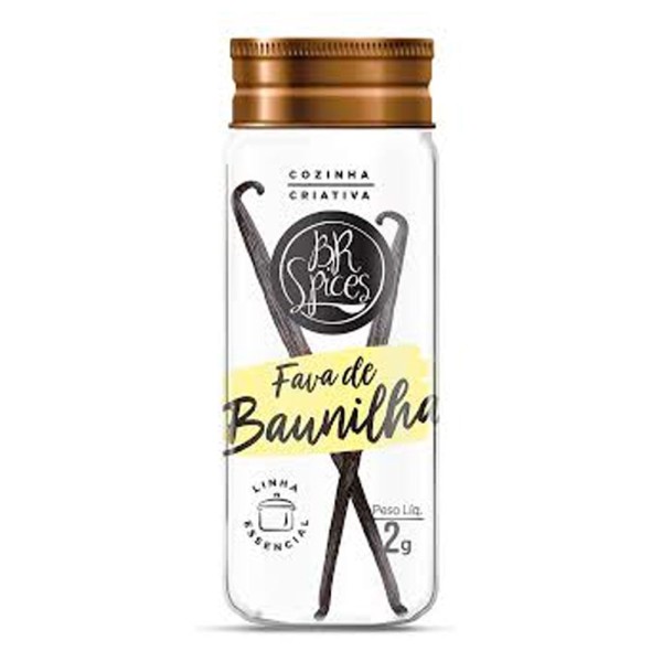 Encontraproduto.com.br - Fava de Baunilha BR Spices vidro 2g