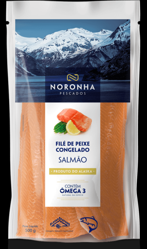 Filé Salmão Noronha Congelado 500g