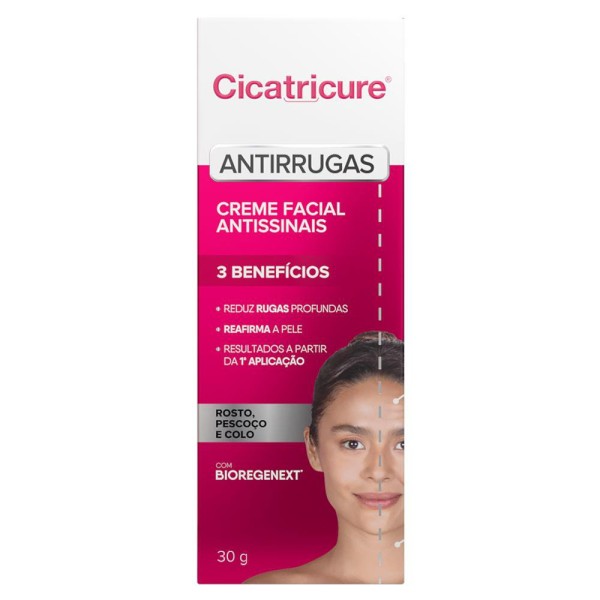 Cicatricure Antissinais Creme Facial Com 30g