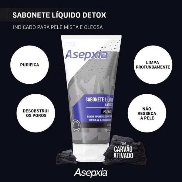 Encontraproduto.com.br - Sabonete Líquido Facial Asepxia Detox