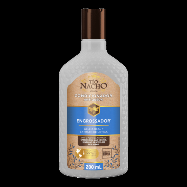 Encontraproduto.com.br - Tio Nacho Condicionador Engrossador, Volume Capilar, Aumenta A Expessura Do Fio, 200ml