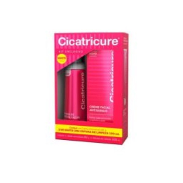 Kit Cicatricure Creme Antirugas 60gr + Agua Miscelar 100ml