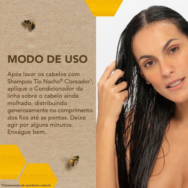 Encontraproduto.com.br - Tio Nacho Kit Clareador - Shampoo + Condicionador