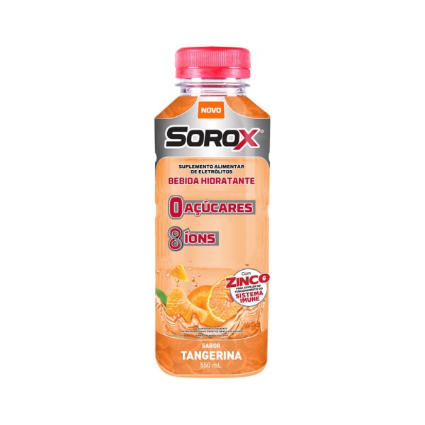 Encontraproduto.com.br - Suplemento Alimentar de Eletrólitos SoroX Sabor Tangerina 550ml