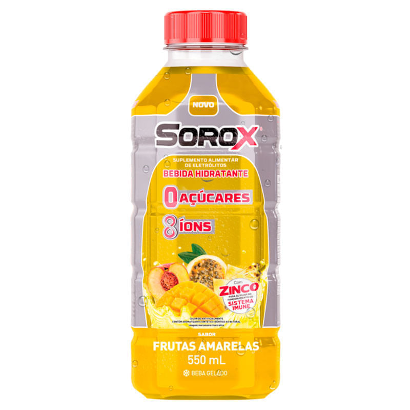 Suplemento Alimentar Sorox Sabor Frutas Amarelas 550ml