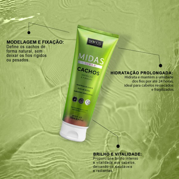 Encontraproduto.com.br - Midas Turbo Cachos Biofios Ativador de Cachos