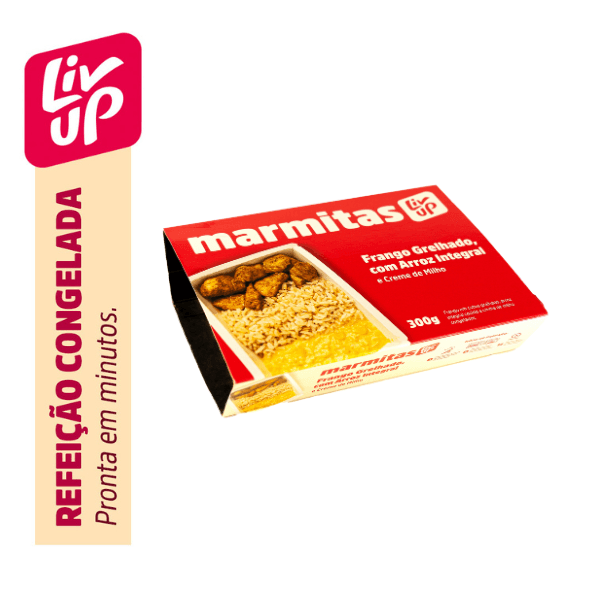 Encontraproduto.com.br - Prato Pronto Liv Up Frango Assado Arroz Integral Creme Milho 300g