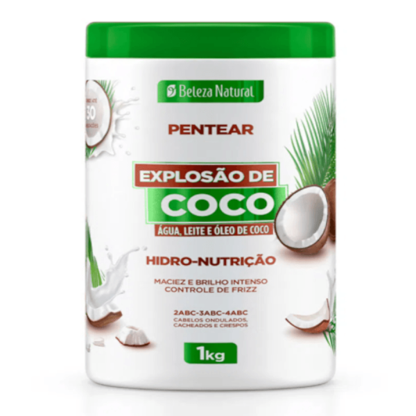 Encontraproduto.com.br - Creme de Pentear Explosão de Coco 1Kg