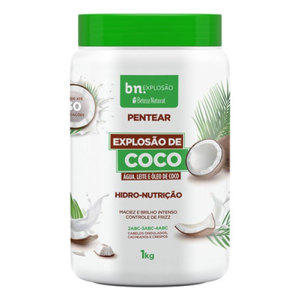 Encontraproduto.com.br - Creme de Pentear Explosão de Coco 1Kg
