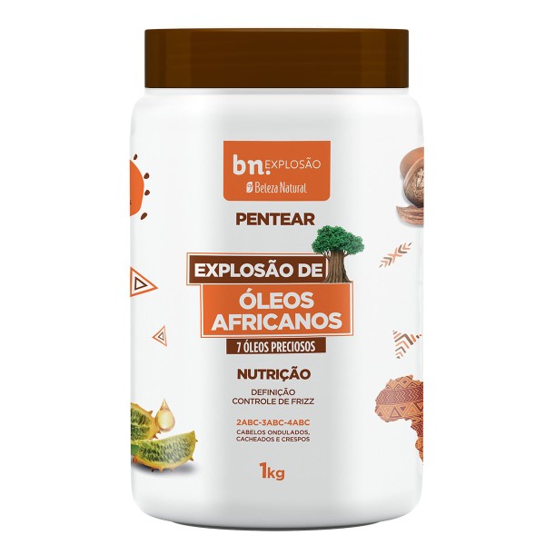 Encontraproduto.com.br - Creme de Pentear e Tratamento Explosão de Queratina 2 em 1 1Kg