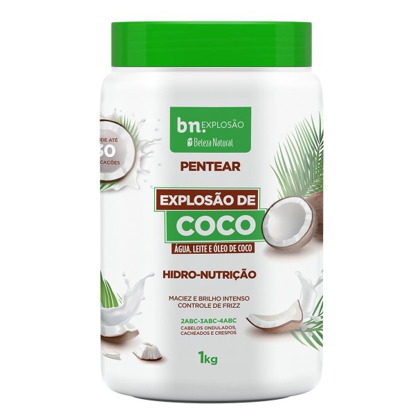 Encontraproduto.com.br - Creme de Pentear e Tratamento Explosão de Queratina 2 em 1 1Kg