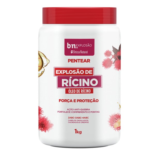 Encontraproduto.com.br - Creme de Pentear e Tratamento Explosão de Queratina 2 em 1 1Kg