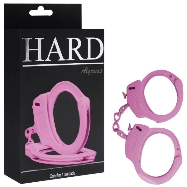 Encontraproduto.com.br - Algema Em Metal Rosa ? Linha Hard