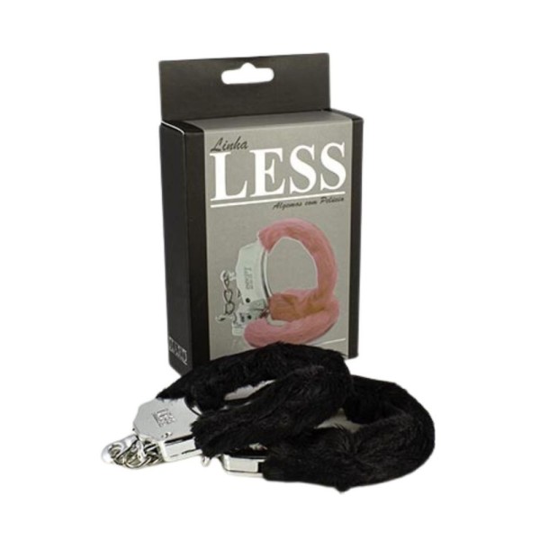 Encontraproduto.com.br - Algemas Cromadas Em Abs Com Pelúcia | Less