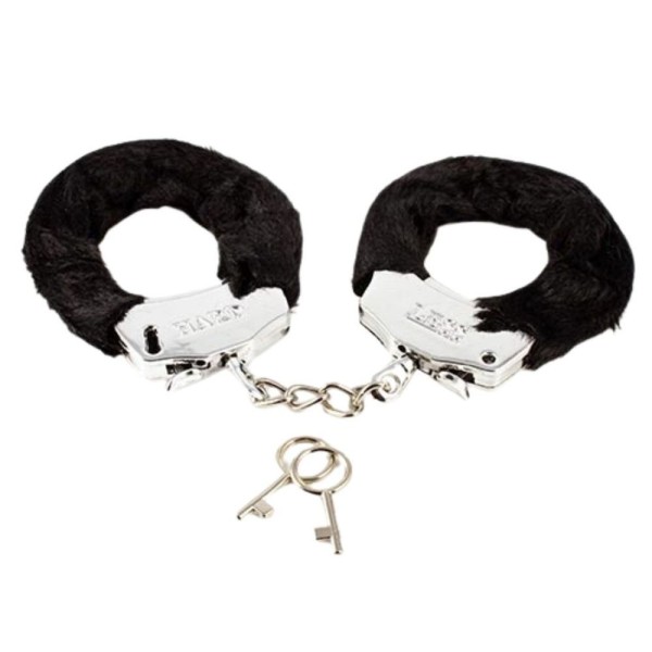 Encontraproduto.com.br - Algemas Cromadas Em Abs Com Pelúcia | Less