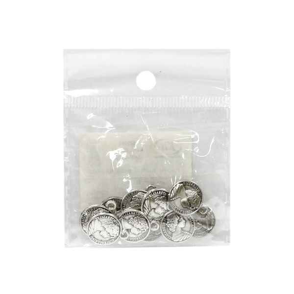 PINGENTE METAL MEDALHA 13X16MM XBL-11