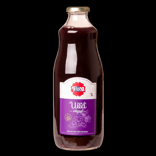 Suco De Uva Tinto Integral Flora 1l
